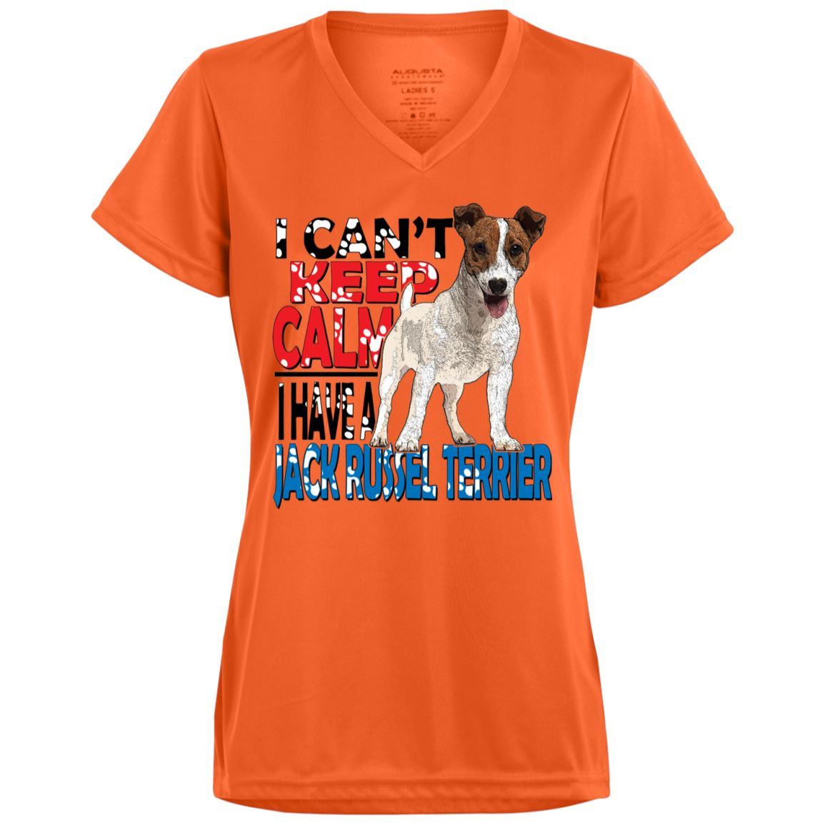 Jack Russel Ladies Wicking T Shirt