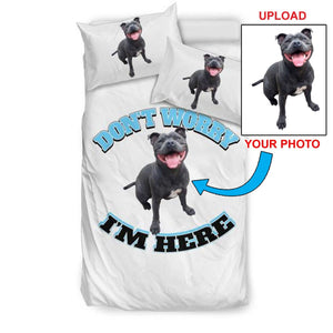 Beautiful Bedding Sets - With Your Own Dogs Photo On It! - 4 Terriers Only