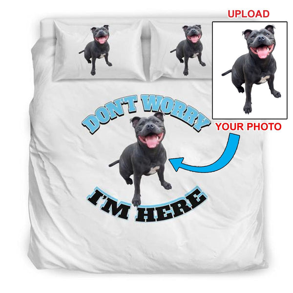 Beautiful Bedding Sets - With Your Own Dogs Photo On It! - 4 Terriers Only