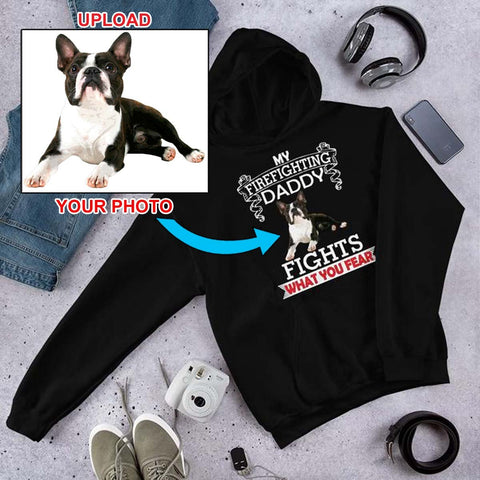 Custom Print Your Hoodie - With Your Dogs Photo Printed On It! - 4 Terriers Only