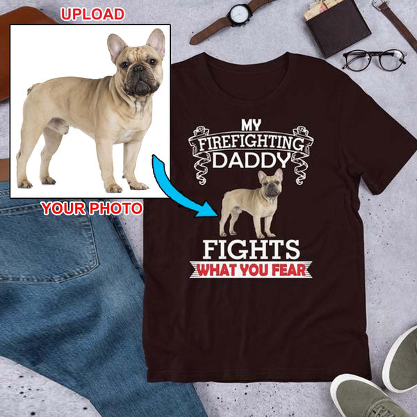 Custom Print Your T-Shirt - With Your Dogs Photo Printed On It! - 4 Terriers Only