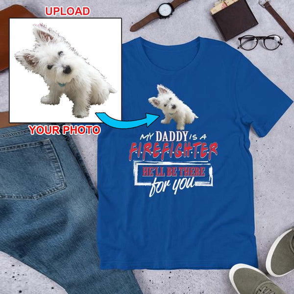 Custom Print Your T-Shirt - With Your Dogs Photo Printed On It! - 4 Terriers Only