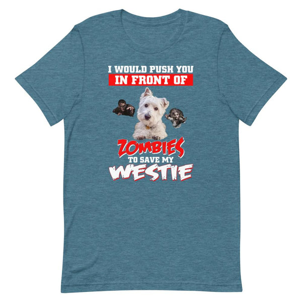 Custom Print Your T Shirt - With Your Dogs Photo Printed On It! - 4 Terriers Only