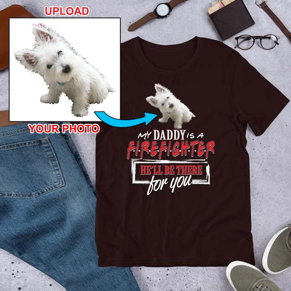 Custom Print Your T-Shirt - With Your Dogs Photo Printed On It! - 4 Terriers Only