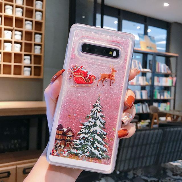 Fantastic Liquid Display Xmas Phone Case's For Samsung Galaxy Phones, Makes The Perfect Gift This Xmas! - 4 Terriers Only