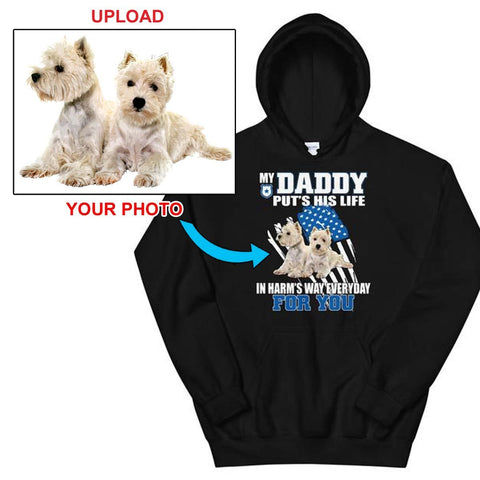 Fantastic Quality Hoodie - Featuring Your Own Dog! - 4 Terriers Only