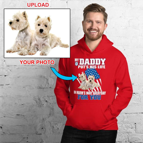 Fantastic Quality Hoodie - Featuring Your Own Dog! - 4 Terriers Only