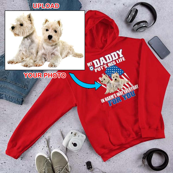 Fantastic Quality Hoodie - Featuring Your Own Dog! - 4 Terriers Only