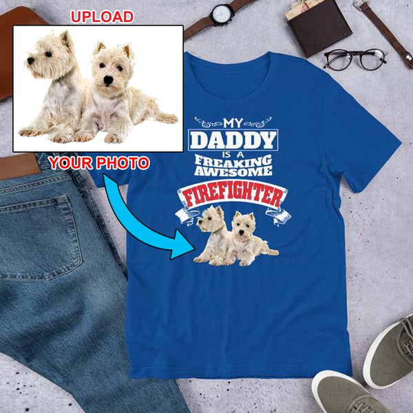 Fantastic Quality T-Shirt - Featuring Your Own Dog! - 4 Terriers Only