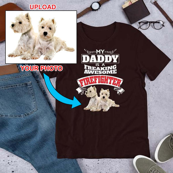 Fantastic Quality T-Shirt - Featuring Your Own Dog! - 4 Terriers Only