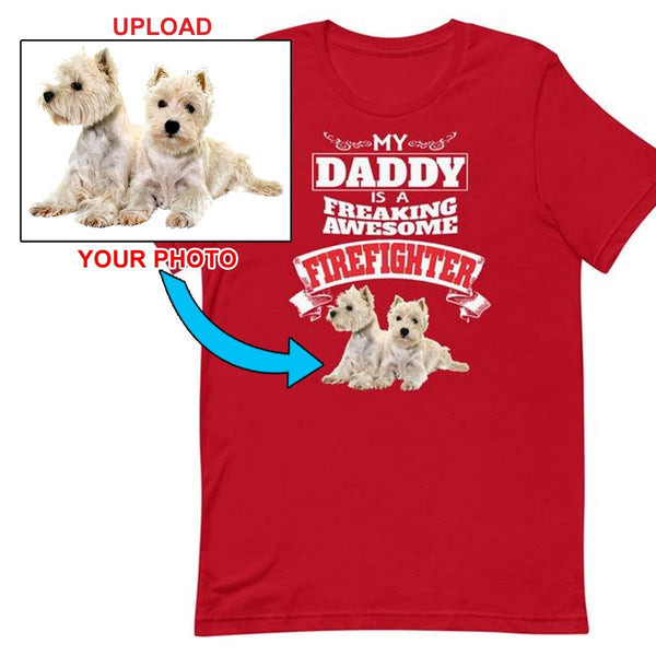 Fantastic Quality T-Shirt - Featuring Your Own Dog! - 4 Terriers Only