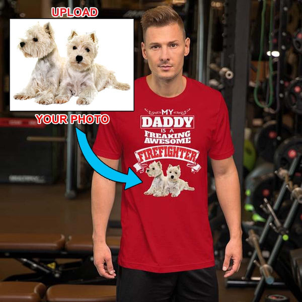 Fantastic Quality T-Shirt - Featuring Your Own Dog! - 4 Terriers Only