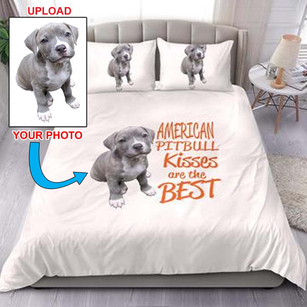 Have Your Own Dogs Photo Printed On This Stunning Bed Set - 4 Terriers Only