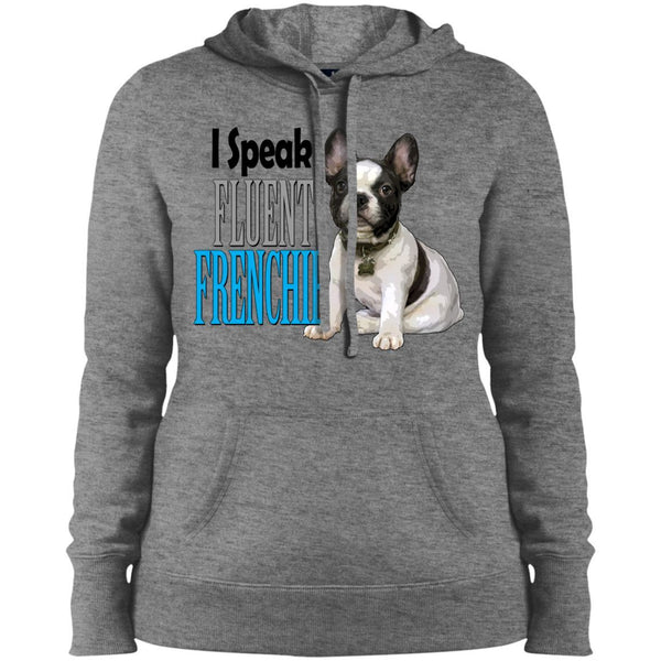 I Speak Fluent Frenchie, Pullover Hooded Sweatshirt - 4 Terriers Only