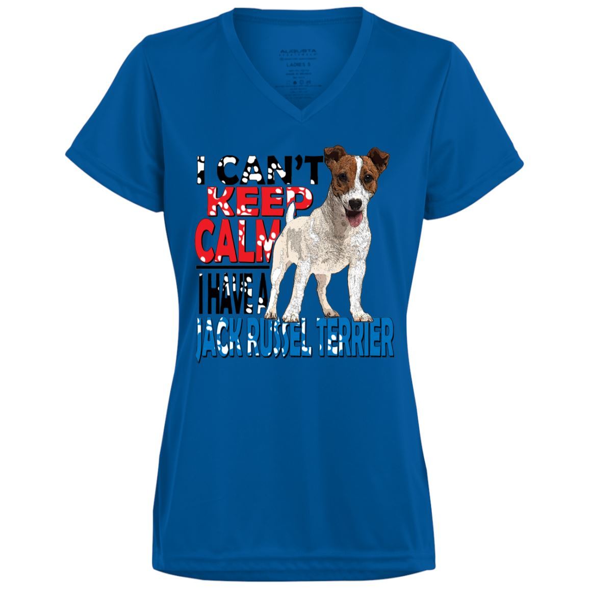 Jack Russel Ladies Wicking T Shirt 4 Terriers Only