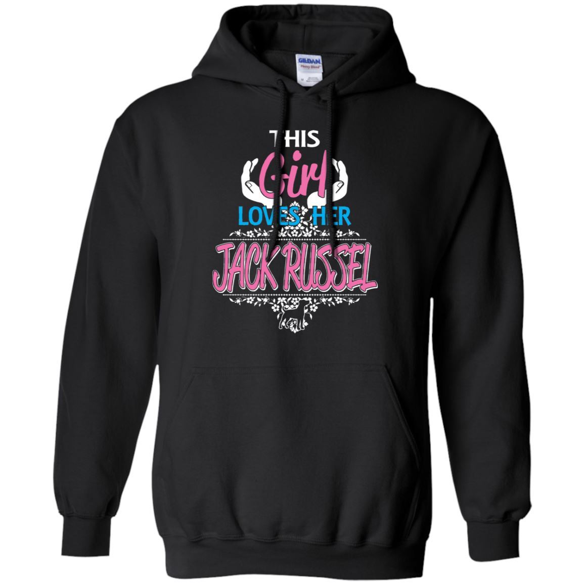 Jack Russel Pullover Hoodie 8 oz. - 4 Terriers Only