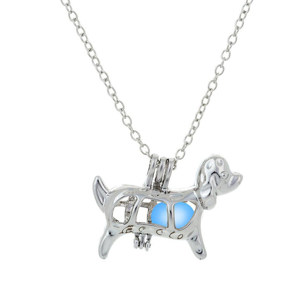 Luminous Glow In The Dark Dog Pendant Necklace's - 4 Terriers Only