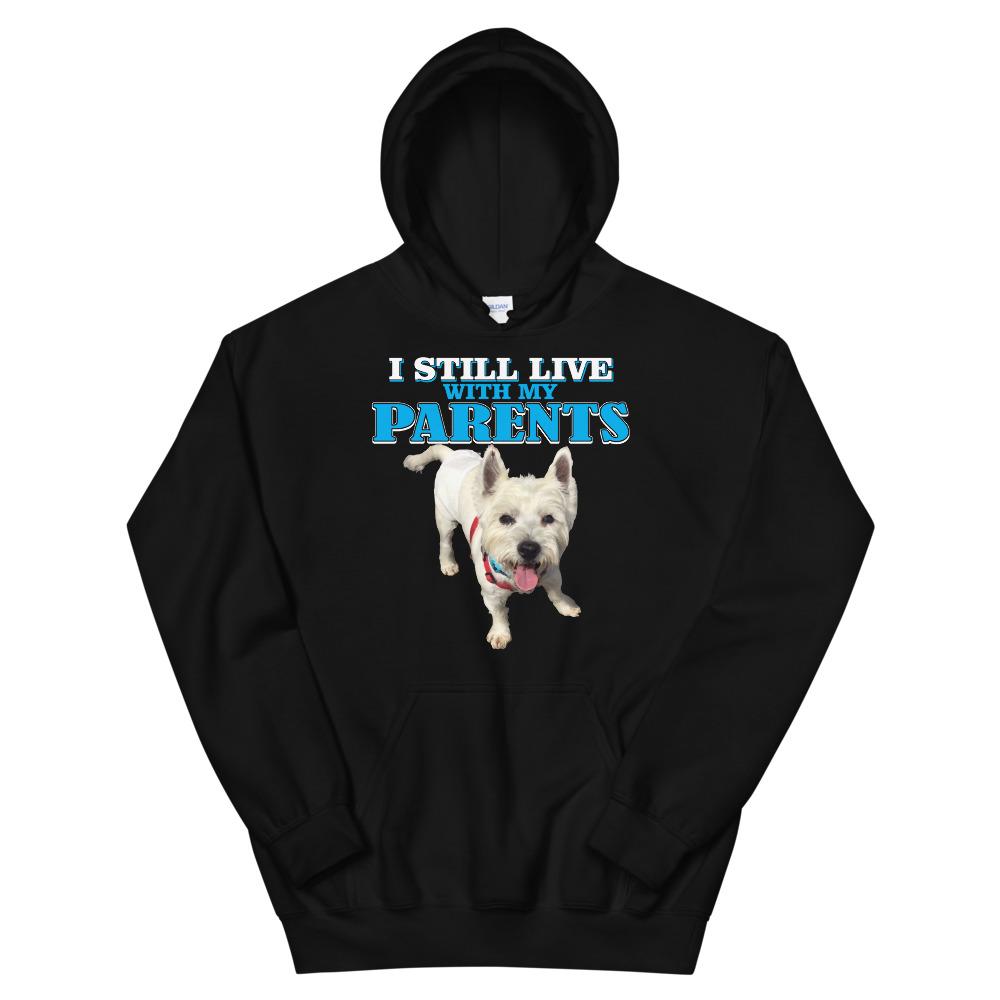 Unisex Hoodie 4 Terriers Only Black S 