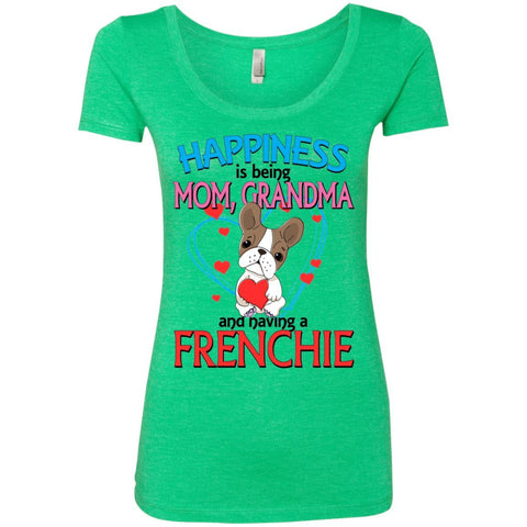 Mom,Grandma, Frenchie Triblend Scoop - 4 Terriers Only