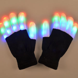 New Arrival - Light-Up LED Flashing Gloves With Light Up Finger Tips - 4 Terriers Only