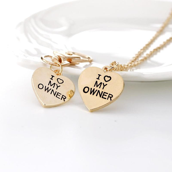 New! I Love My Owner/Dog Necklace's - 4 Terriers Only