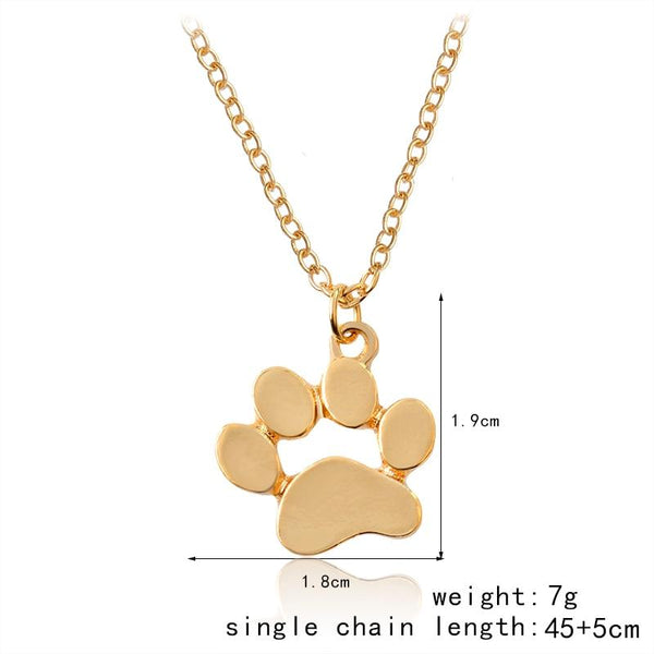 New Pet Paw Pendant Necklace - 4 Terriers Only