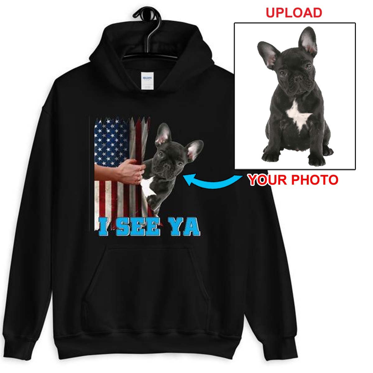 Now Have Your Own Hoodie Printed With Your Own Dog Featured On It! - 4 Terriers Only