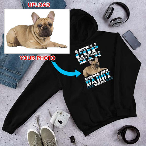 NOW You Can Custom Print Your Hoodie - With Your Dogs Photo Printed On It! - 4 Terriers Only