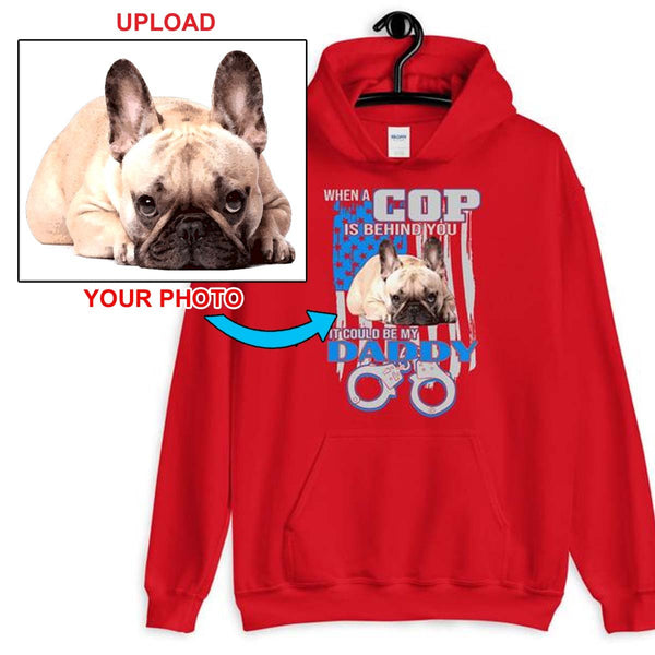 NOW You Can Custom Print Your Hoodie - With Your Dogs Photo Printed On It! - 4 Terriers Only