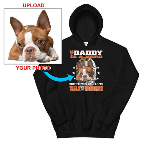 NOW You Can Custom Print Your Hoodie - With Your Dogs Photo Printed On It! - 4 Terriers Only