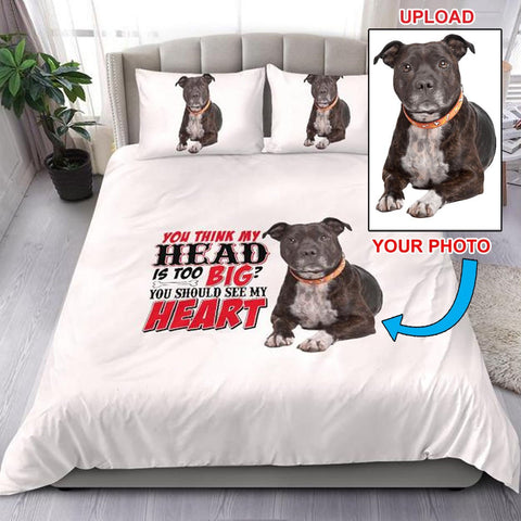 Staffy duvet outlet cover