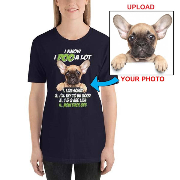 Short-Sleeve Unisex T-Shirt - Featuring Your Own Dog! - 4 Terriers Only