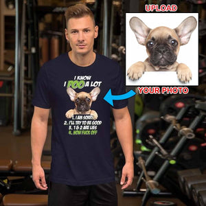 Short-Sleeve Unisex T-Shirt - Featuring Your Own Dog! - 4 Terriers Only