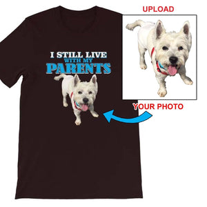 Short-Sleeve Unisex T-Shirt - Featuring Your Own Dog! - 4 Terriers Only