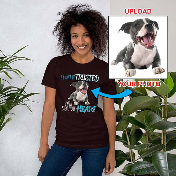 Short-Sleeve Unisex T-Shirt - Featuring Your Own Dog! - 4 Terriers Only