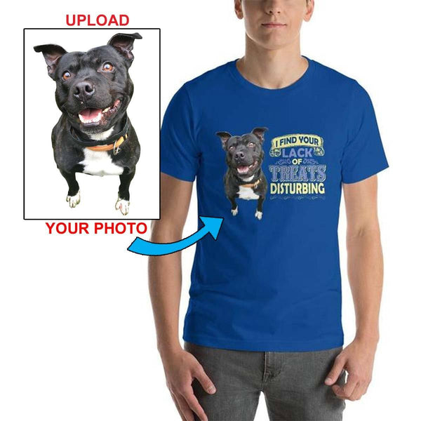 Short-Sleeve Unisex T-Shirt - Featuring Your Own Dog! - 4 Terriers Only