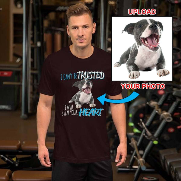 Short-Sleeve Unisex T-Shirt - Featuring Your Own Dog! - 4 Terriers Only