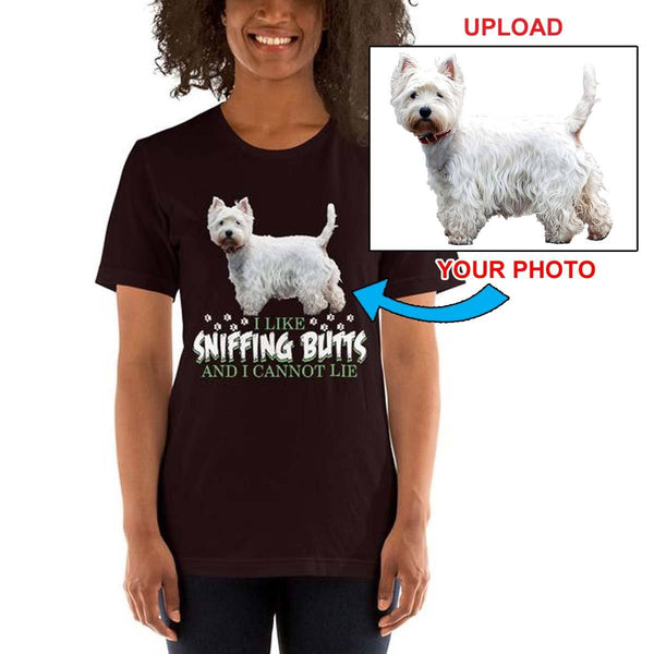 Short-Sleeve Unisex T-Shirt - Featuring Your Own Dog! - 4 Terriers Only