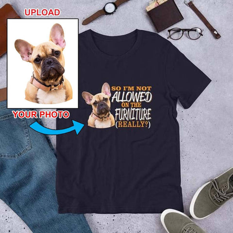 Short-Sleeve Unisex T-Shirt - With Your Dogs Photo On It! - 4 Terriers Only