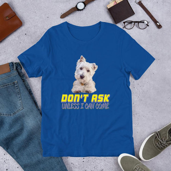 Short-Sleeve Unisex T-Shirt - With Your Dogs Photo Printed On It! - 4 Terriers Only