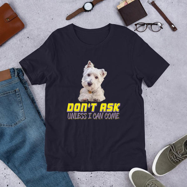 Short-Sleeve Unisex T-Shirt - With Your Dogs Photo Printed On It! - 4 Terriers Only