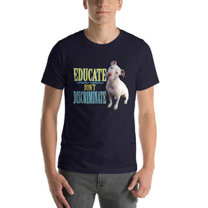 Short-Sleeve Unisex T-Shirt - With Your Own Dogs Photo Printed On It! - 4 Terriers Only