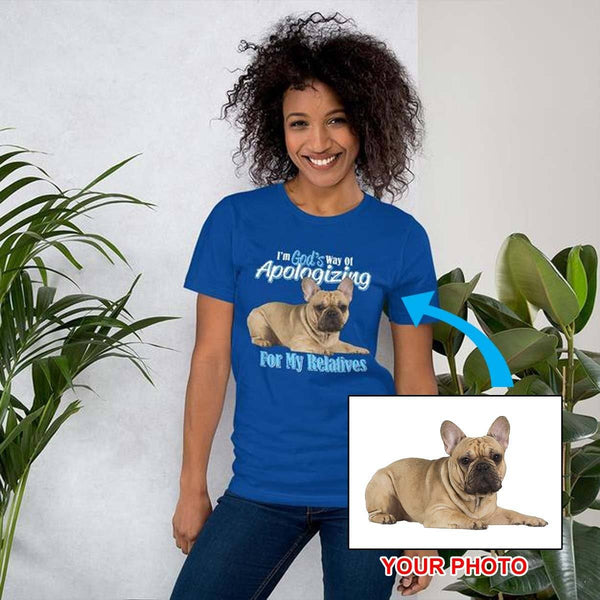 Short-Sleeve Unisex T-Shirt - With Your Own Dogs Photo Printed On It! - 4 Terriers Only