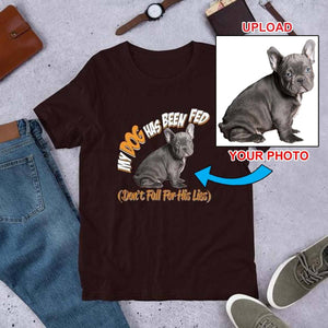 Short-Sleeve Unisex T-Shirt - With Your Own Dogs Photo Printed On It! - 4 Terriers Only