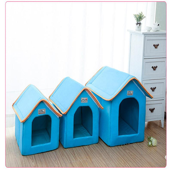 Soft Foldable Pet House For Small and Medium Sized Terriers - 4 Terriers Only