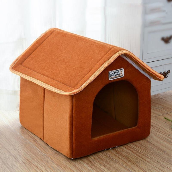 Soft Foldable Pet House For Small and Medium Sized Terriers - 4 Terriers Only