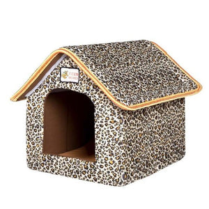 Soft Foldable Pet House For Small and Medium Sized Terriers - 4 Terriers Only