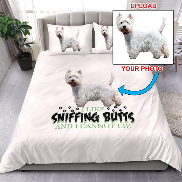 Stunning Bedding Sets- With Your Dogs Photo On It! - 4 Terriers Only