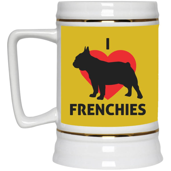 These custom designed 22oz Beer Steins are a Must Have For Every Frenchie Lover! - 4 Terriers Only