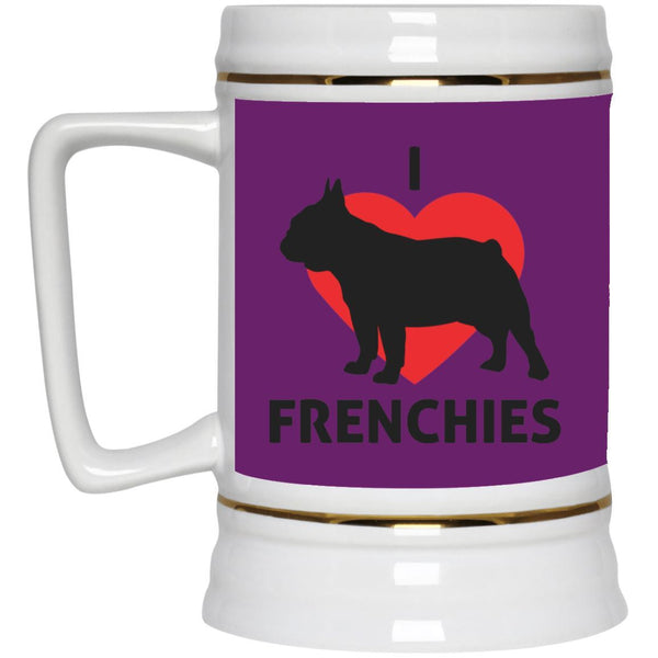 These custom designed 22oz Beer Steins are a Must Have For Every Frenchie Lover! - 4 Terriers Only